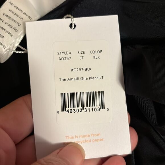 Andie The Amalfi One Piece LT Swimsuit Black size S long torso NWT - Picture 6 of 7